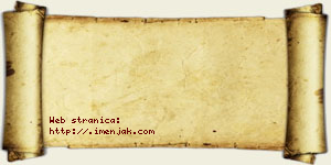 Jela Mečanin vizit kartica